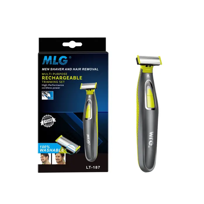 MLG rasoir électrique pour hommes et femmes Portable tondeuse complète du corps USB lame en forme de