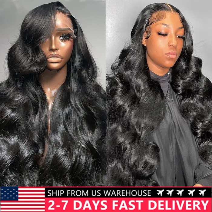 Perruque Lace Front Wig Body Wave brésilienne Remy, cheveux naturels, bling hair, 13x4, 13x6, 100% d