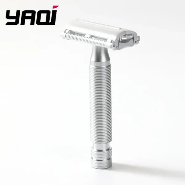 Rasoir de sécurité Yaqi Monarch couleur chrome mat