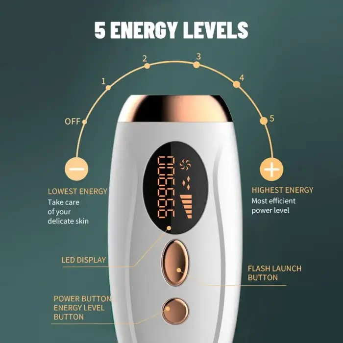 Épilateur laser portable 999 900 flashs