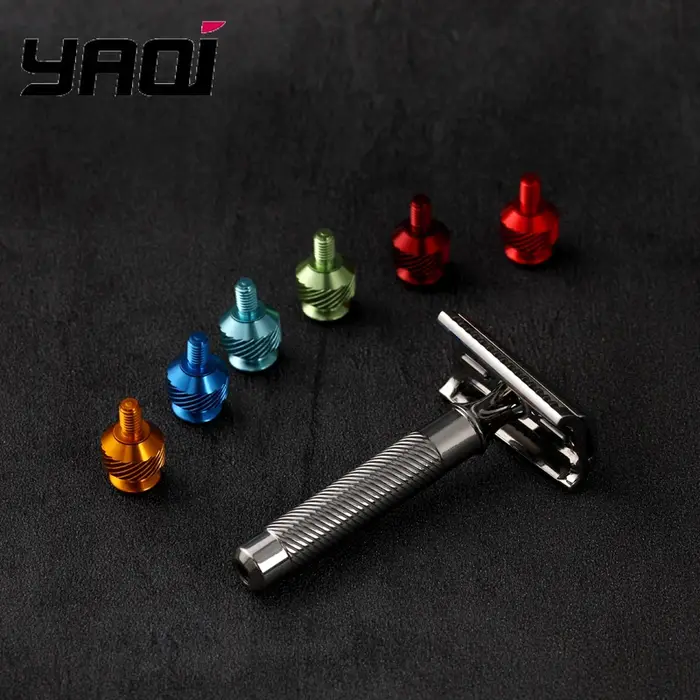 YAQI – rasoir de sécurité incliné 37 en acier inoxydable pour hommes