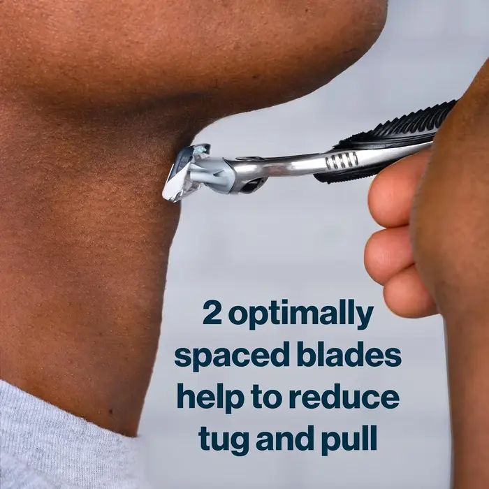 Rasoir Gillette SkinGuard pour homme, rasoir combiné pour homme, lames confortables à deux couches,