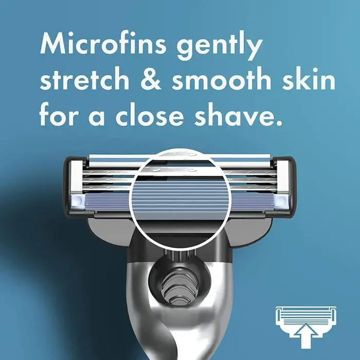 Gillette Mach 3 recharges de tête de rasoir cartouches avec bandes lubrifiées 3 couches lames