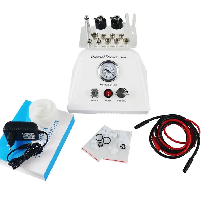 Professionnel 3 en 1 diamant Microdermabrasion Machine visage diamant Peeling Machine Exfoliation vi
