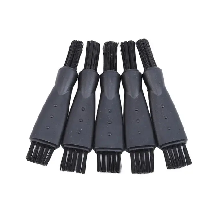 5 pièces rasoir électrique cisaillement nettoyage petite brosse moulin à café Nylon doux cheveux bro