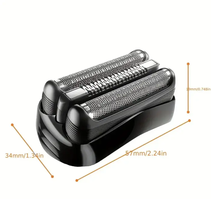 Tête de rasoir électrique de remplacement 21B, pour rasoirs électriques Braun série 3 301S,310S,320S,330S,340S,360S,3010S,3020S,3030S,3040
