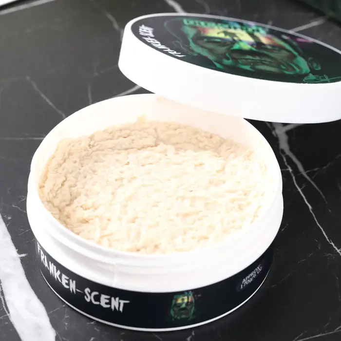 Savon à raser artisanal de luxe Yaqi Franken Scent pour hommes 170g, essentiel pour le rasage humide