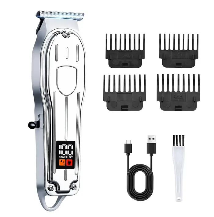 Tondeuse à cheveux et à barbe pour hommes, ensemble de tondeuses électriques professionnelles sans f