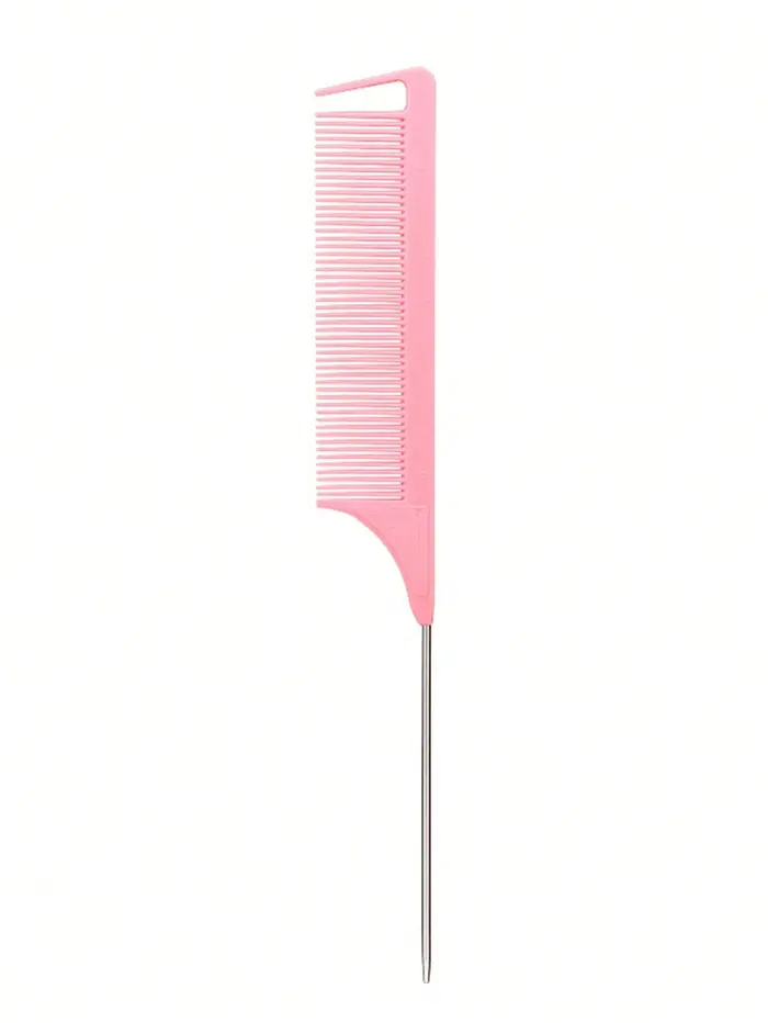 Peigne à cheveux en acier inoxydable à pointe fine