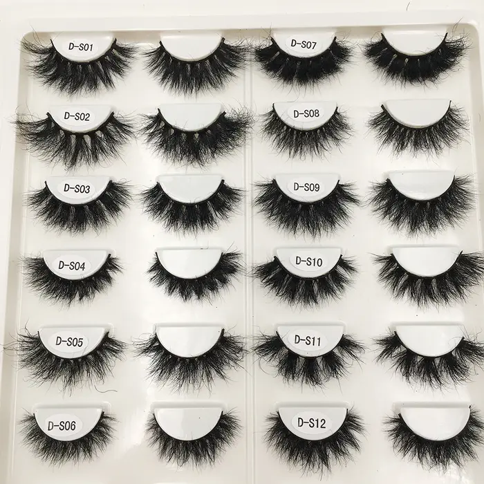 RED SIREN – Faux-cils 3D en vison réutilisables, 100% sans cruauté envers les animaux, doux et natur