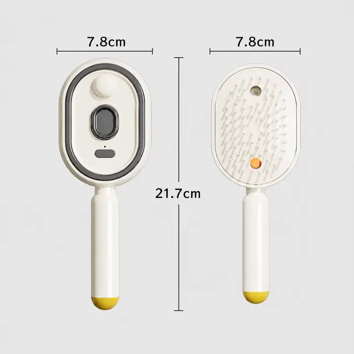 Brosse à cheveux électrique pulvérisatrice et massante