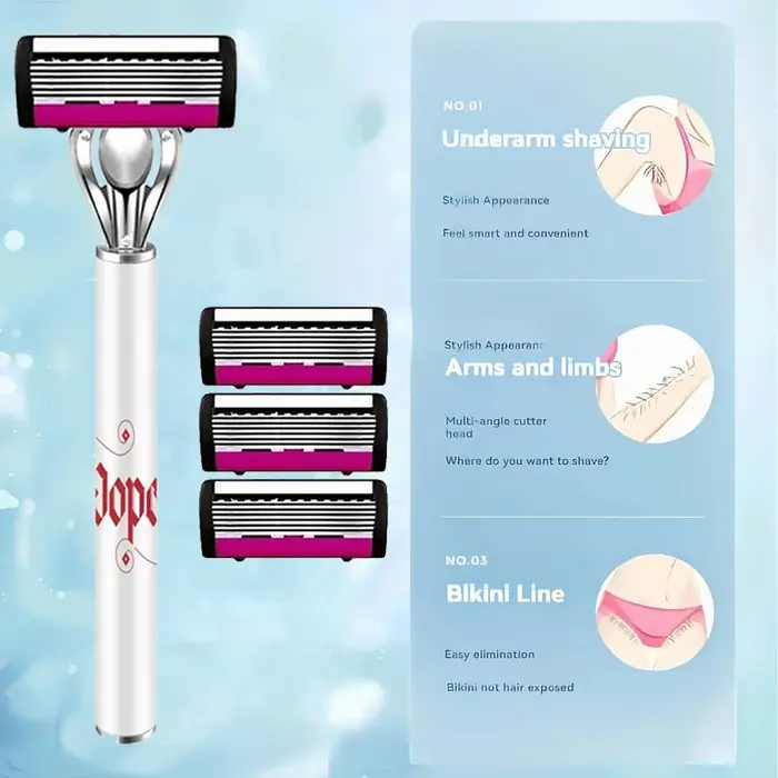 Rasoirs élégants, lames durables