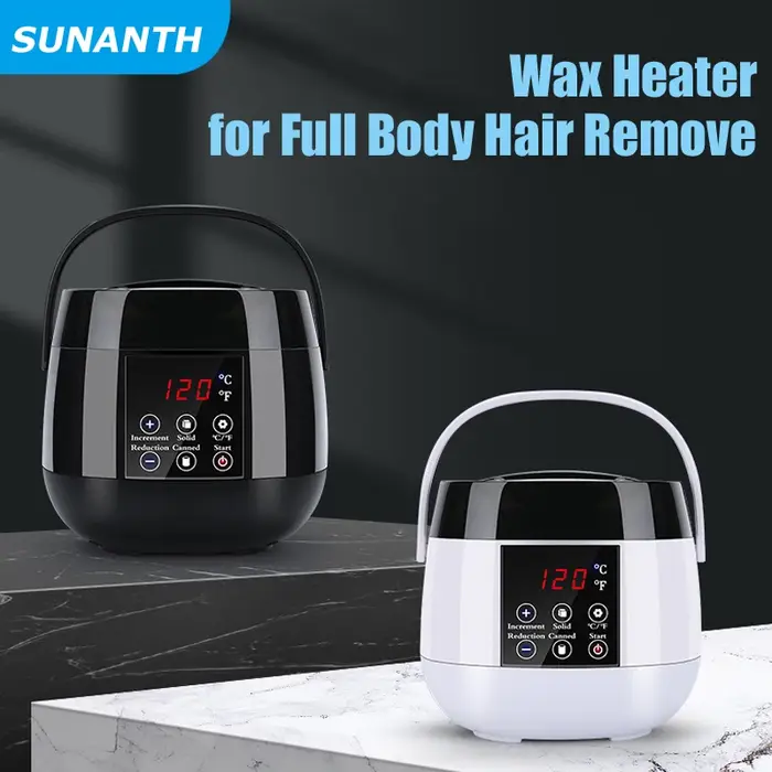 Machine à cire d'épilation 200ml/500ml-chauffeur de paraffine épilation des haricots épilateur épilatoire plus chaud