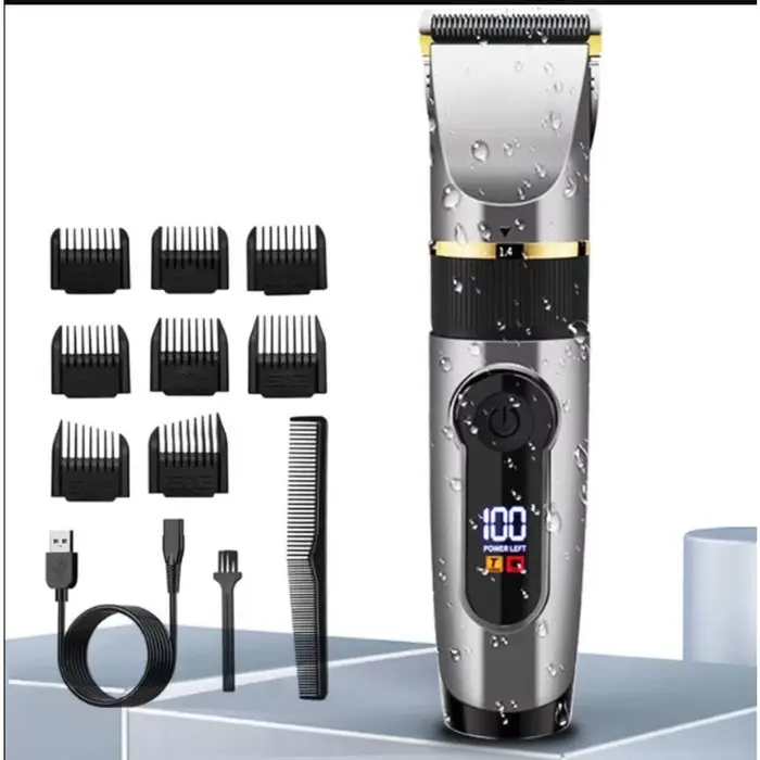 Tondeuse à cheveux électrique aste avec écran LED
