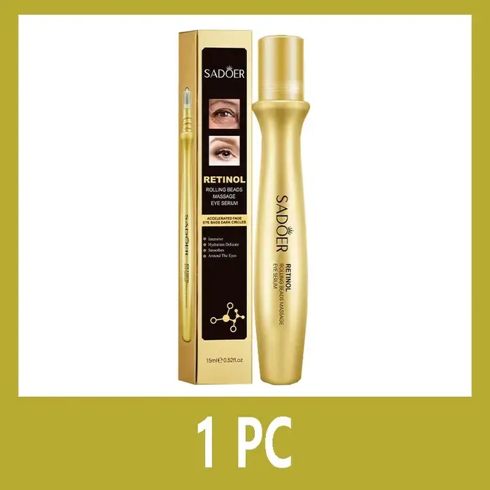 Or brillant rouleau pour les yeux crème pour les yeux hydratant sérum pour les yeux soin élimination