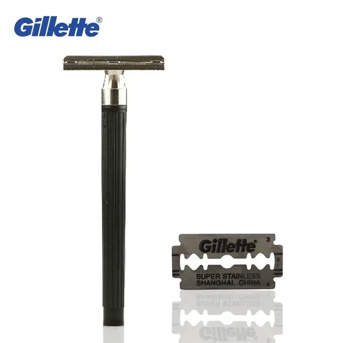 Gillette Super bleu rasoir sécurité manuel