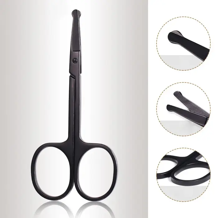 Kit de peigne à barbe avec ciseaux et brosse