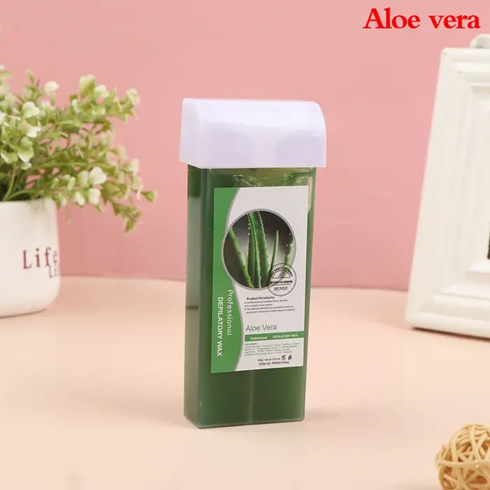 Cartouche dépilatoire pour bikini, 100g, avec rouleau, crème chaude, réchauffeur