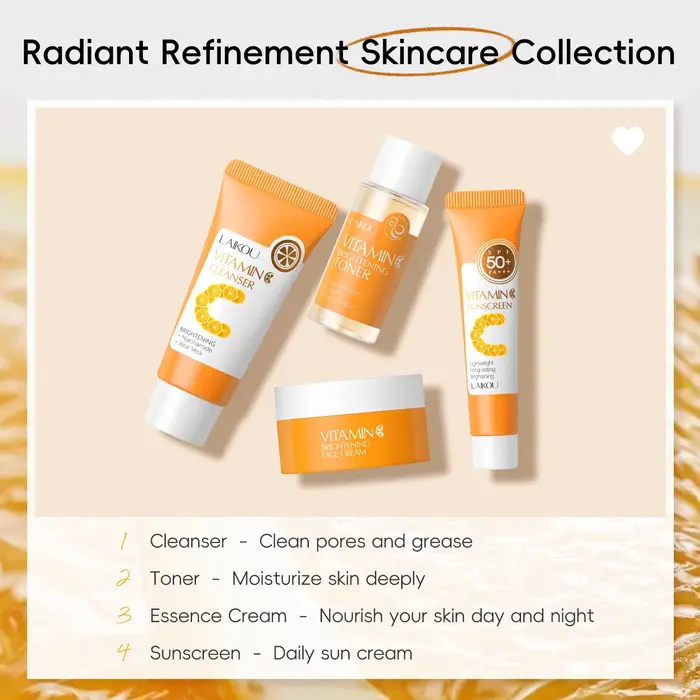 LAIKOU – ensemble de voyage à la vitamine C
