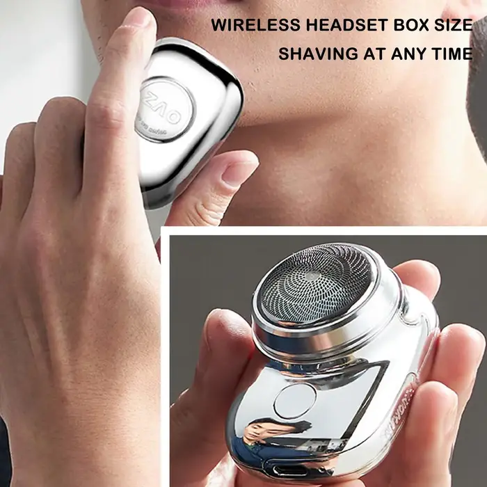ZAO – rasoir électrique Portable USB pour hommes, Mini rasoir électrique de poche, tondeuse à barbe,