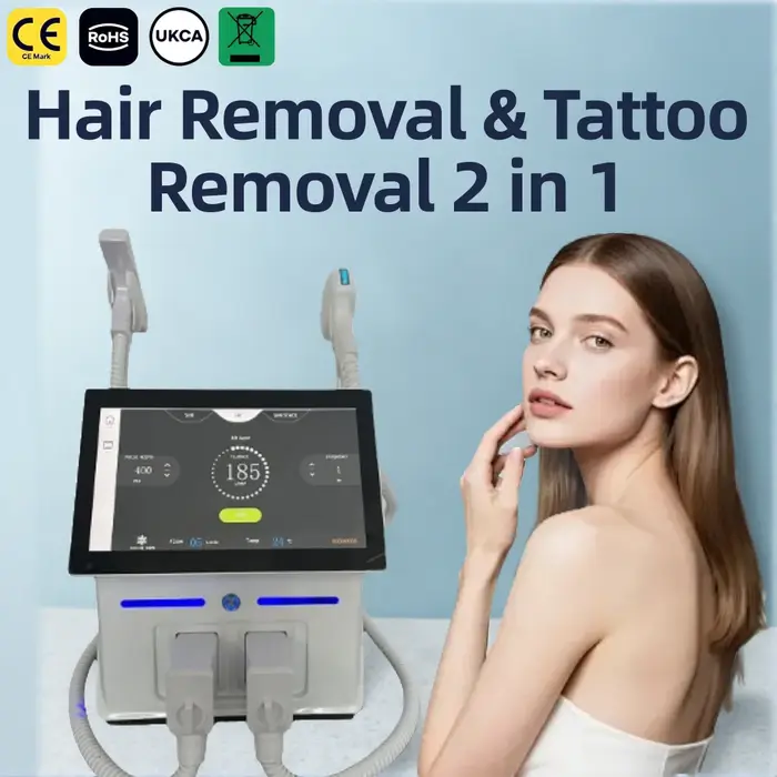 Appareil de beauté laser Pico tout-en-un pour l'épilation permanente et le traitement des pigments