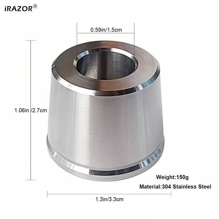 Base de rasoir de sécurité IRAZOR, support de rasoir en acier robuste et Durable 304 en acier inoxyd