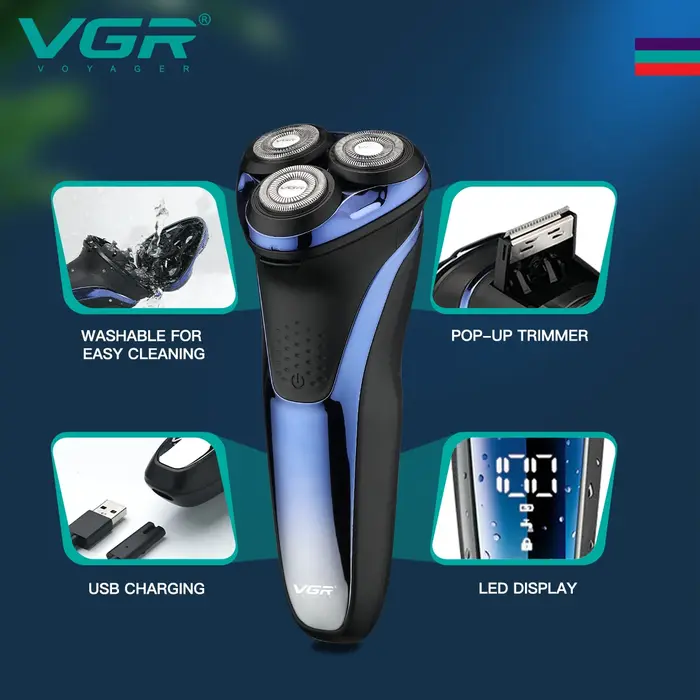 VGR Rasoir électrique Professionnelle