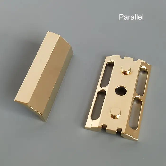Dscosmetic D8/S9 Rasoir de sécurité à double tranchant en laiton FABRIQUÉ PAR CNC