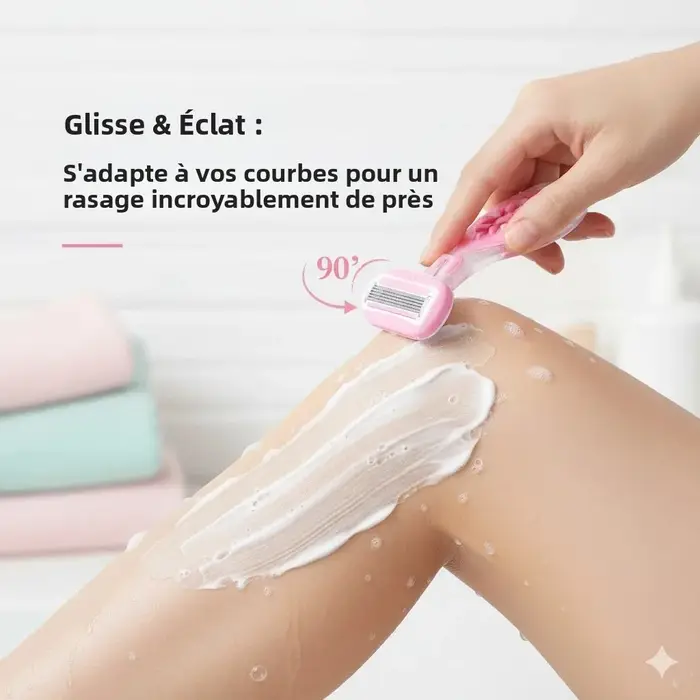 Rasoir pour femmes à 5 lames