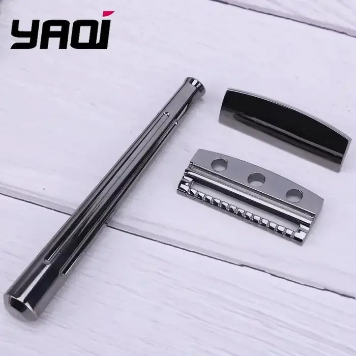 YAQI SE Katana Globe Trotter rasoir de sécurité à bord unique outil de toilettage pour hommes pour un rasage fluide