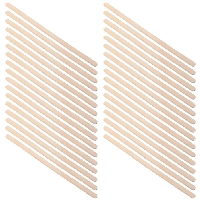 Bâtons de cire en bois pour épilation