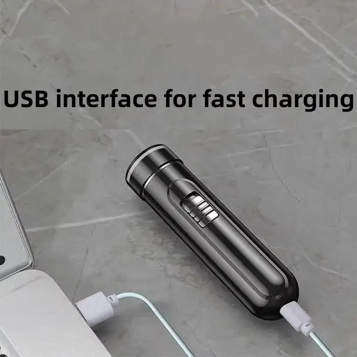 Rasoir électrique compact et pratique pour hommes – Rechargeable par USB