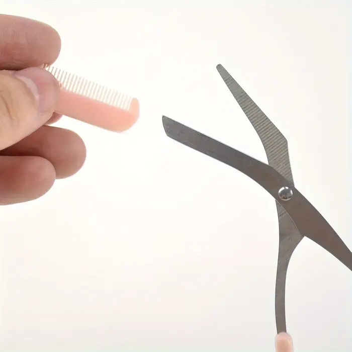 Ciseaux de rasoir à sourcils en acier inoxydable
