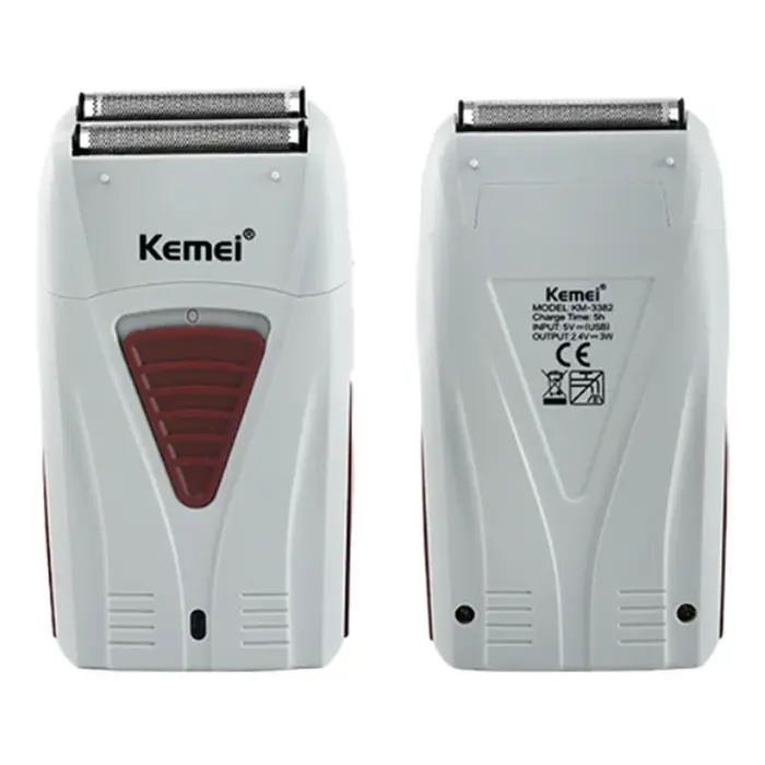 Rasoir électrique rechargeable Kemei Finishing Fade pour hommes