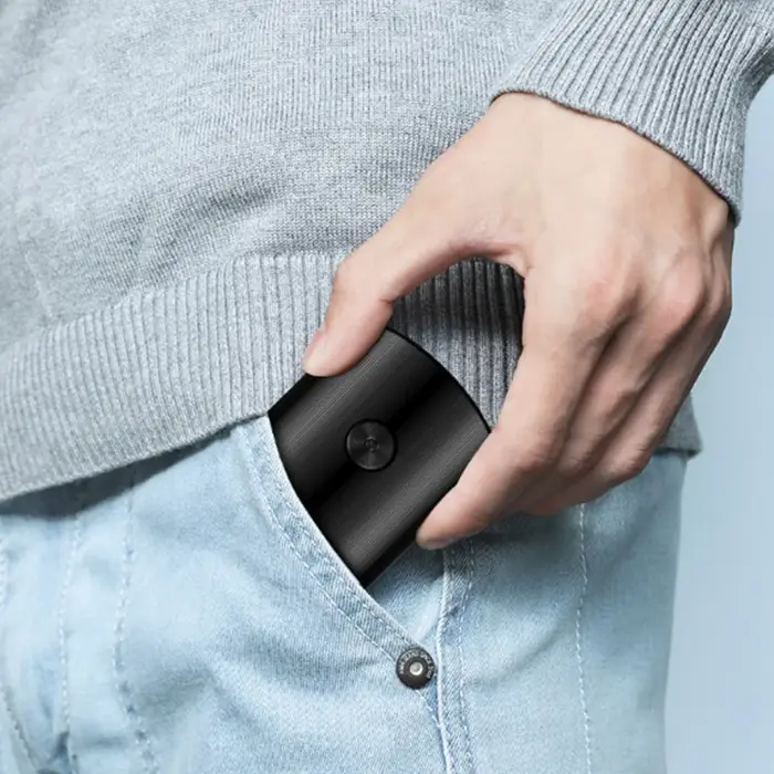 Mini rasoir électrique r pour hommes, Rechargeable par USB, Portable, couteau à barbe sans fil pour 