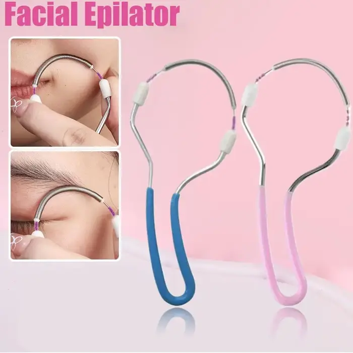 Épilateur facial pour femmes, éliminateur de poils indésirables sur le dessus des lèvres, le menton et le visage, épilateur manuel