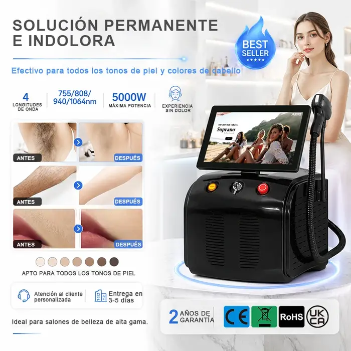 Machine d'épilation au laser