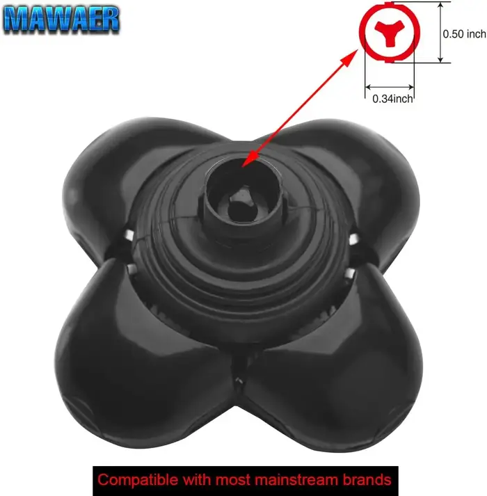 Tête rotative à 5 lames pour rasoir électrique 5D pour homme