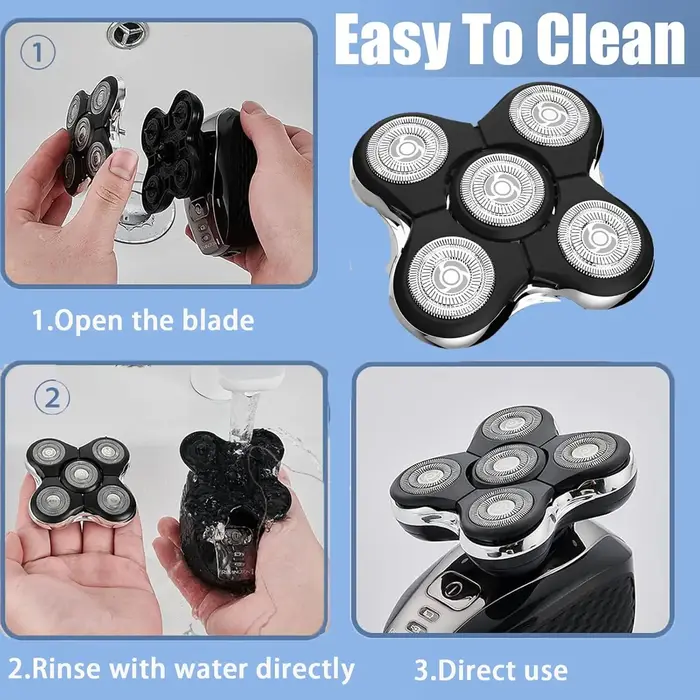 Têtes de rechange compatibles avec le rasoir électrique Remington Balder Pro modèle XR7000 & XR1500 & XR1501 pour hommes chauve