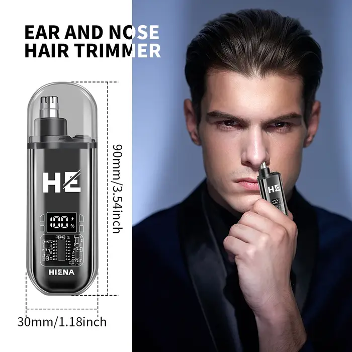 Tondeuse électrique pour le nez, Rechargeable, multi-cinétique, unisexe, automatique, lavable, appar