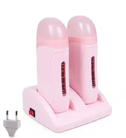 Double chauffe-cire électrique épilateur cartouche rouleau de cire Base rouleau sur épilation rechar