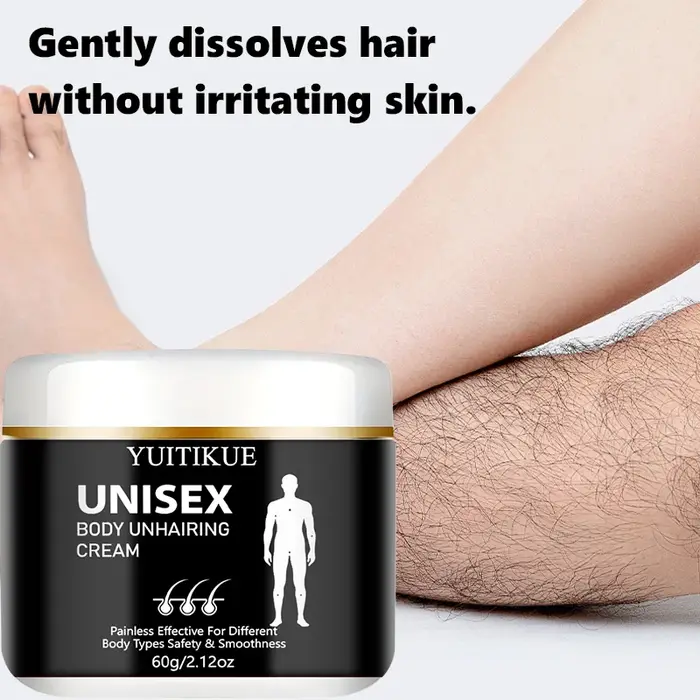 Crème dépilatoire unisexe YUITIKUE