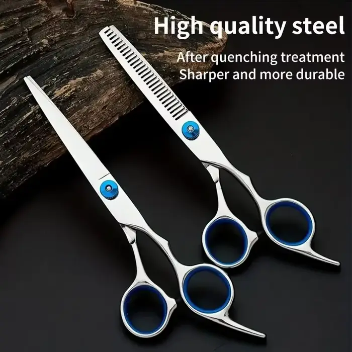 Ciseaux de coiffure professionnels en acier inoxydable