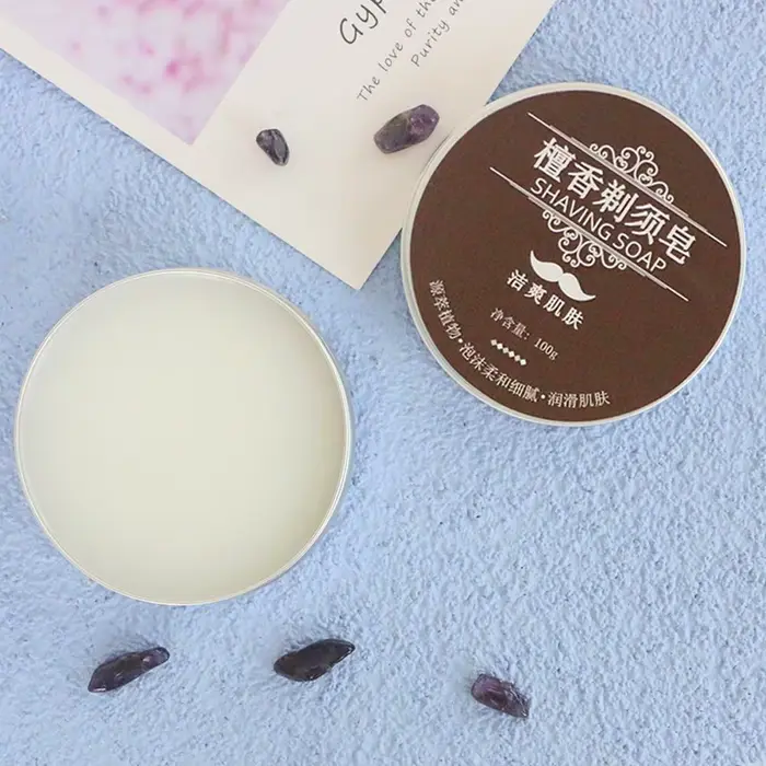 1/2 Pcs Pinceaux de Rasage et de Maquillage à Manche en Bois