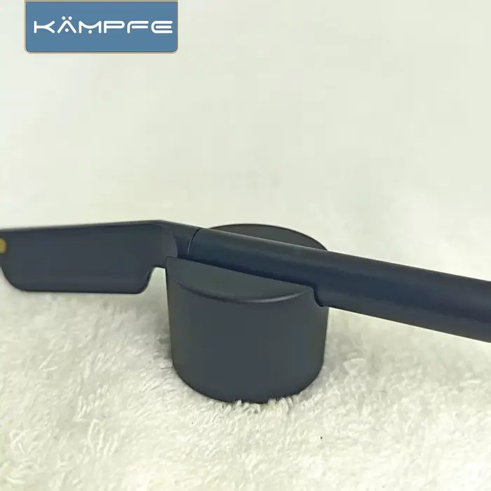 Rasoirs classiques manuels KAMPFE, usinage CNC de sécurité de l'aluminium, pour la barbe et le coiff
