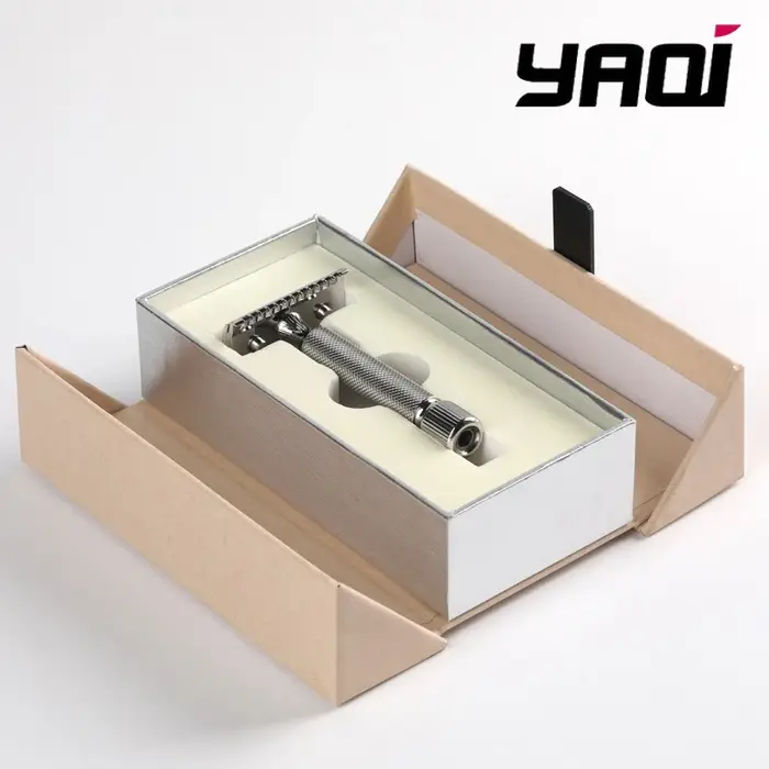 Rasoir de sécurité en acier inoxydable 2026 Yaqi BAENZIGER Yaqi Rasoir à barbe