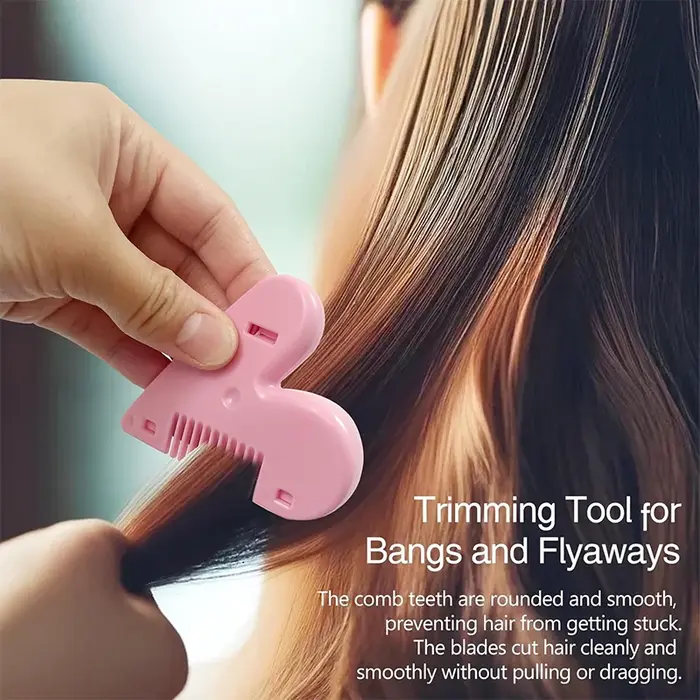 Tondeuse à poils pubiens rose portable de haute qualité pour femmes - Outil de façonnage discret et privé avec lame peigne