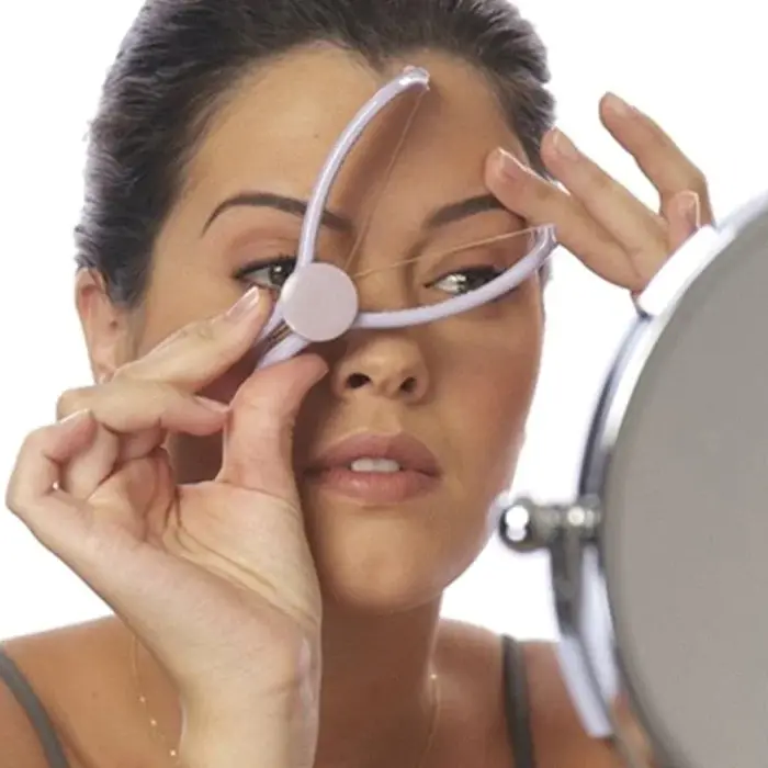 Mini épilateur Facial à filetage à ressort
