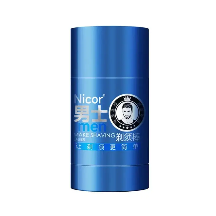 1/2 pièces crème à raser Portable parfum de menthe crème à raser pour hommes bâton nettoyage en prof