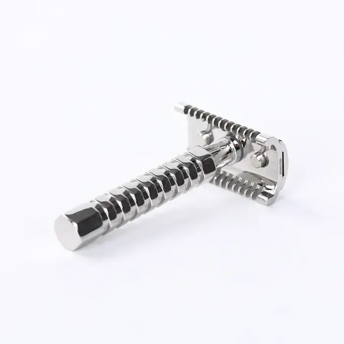 Yaqi Duomo rasoir de sécurité en acier inoxydable avec une écart de lame de 0.70MM longueur de poign